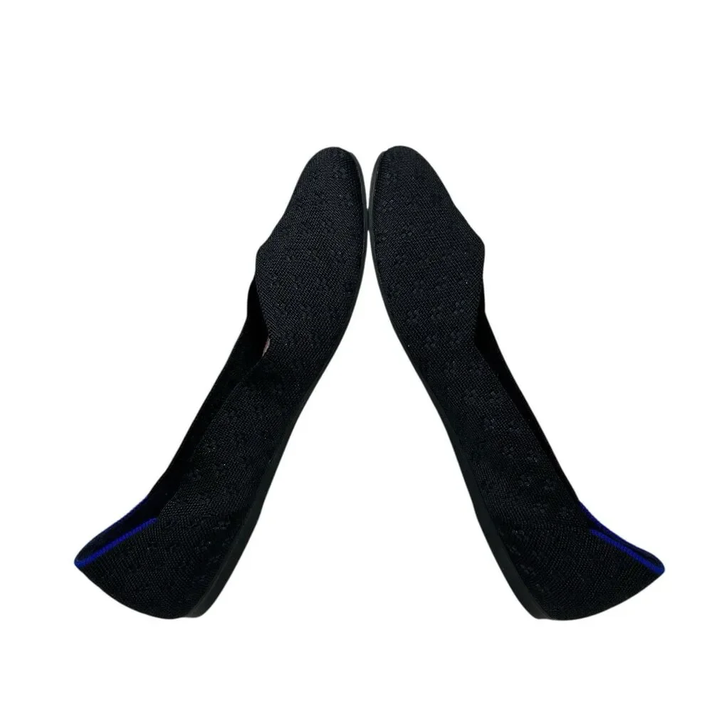 Rothy’s‎ Black Knit Round-Toe Flats | Womens 11.5 | Chic Dressy Slip-On